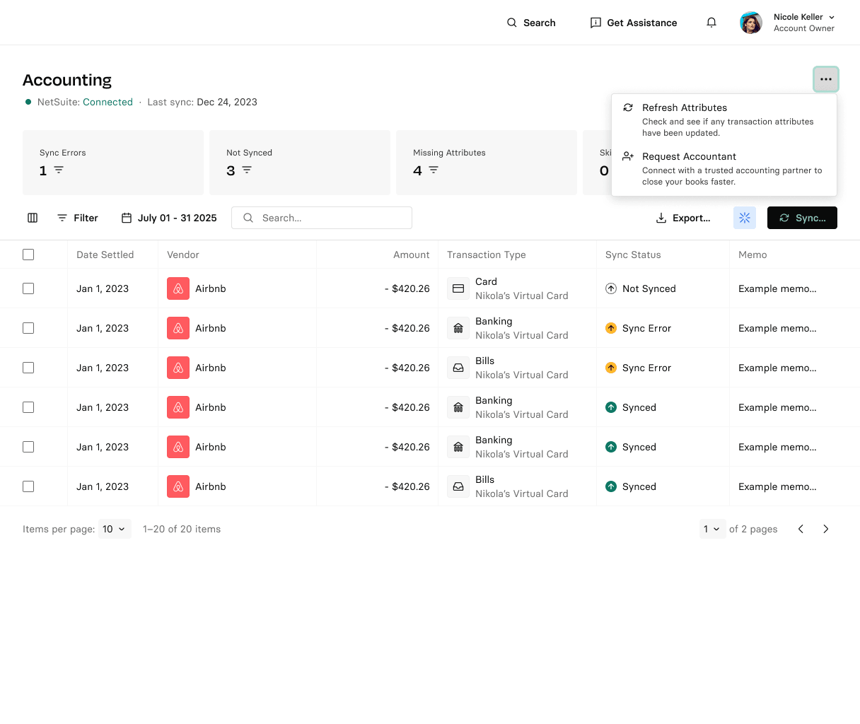 Help Center Dashboard